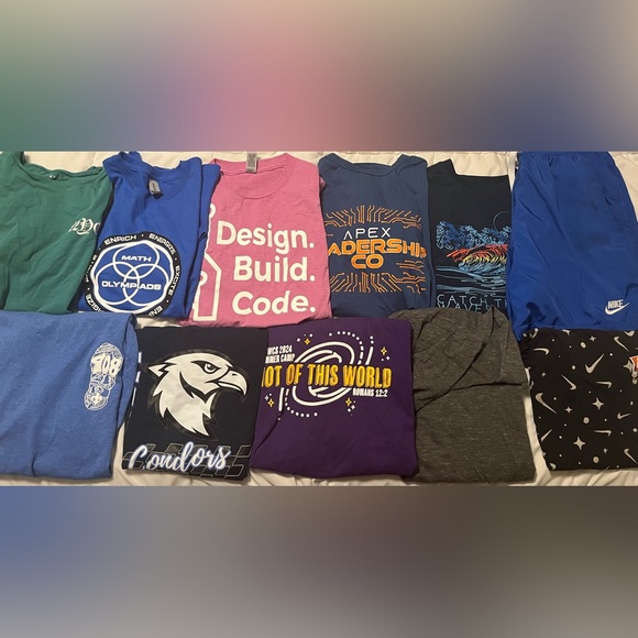 Nike Other - H&M Nike BOYS Graphic Tees LOT xl youth adult s/m shirt top trunks